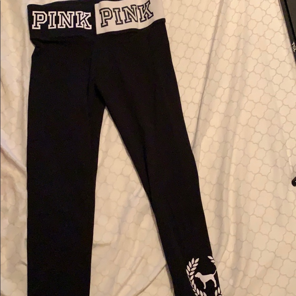 Pink/ victoria secret yoga leggings